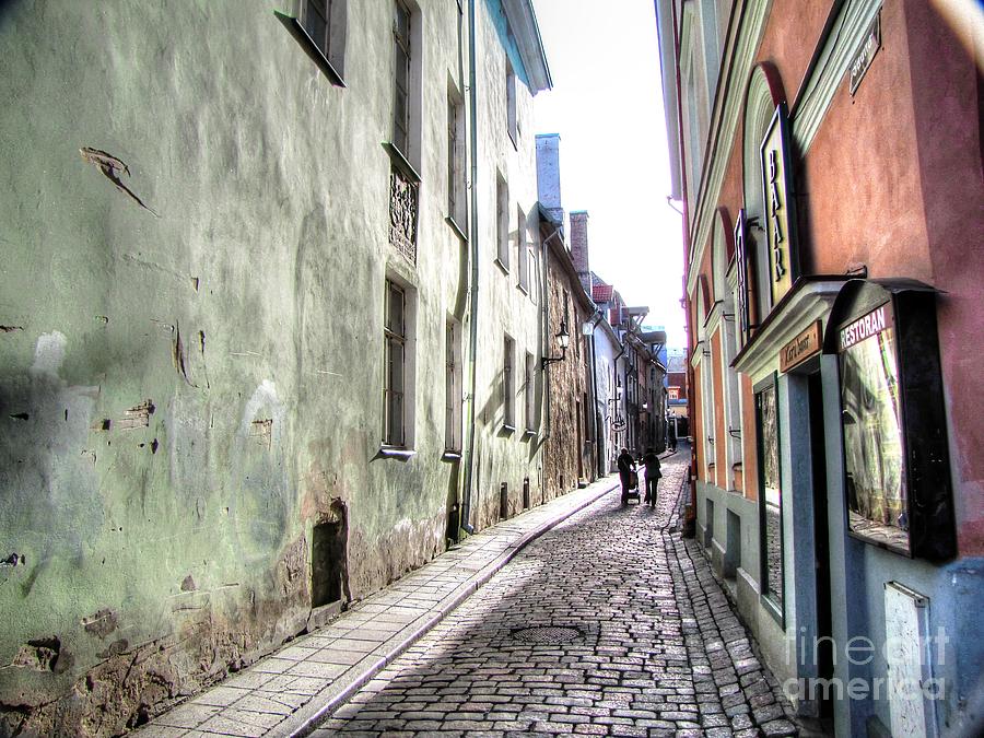 City Pyrography - the streets of Tallinn by Yury Bashkin