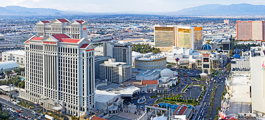 Architecture Photograph - The Strip, Las Vegas, Clark County by Panoramic Images