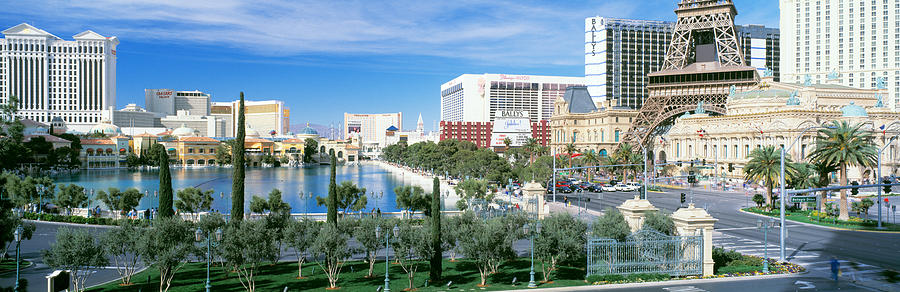 Las Vegas Photograph - The Strip Las Vegas Nv by Panoramic Images