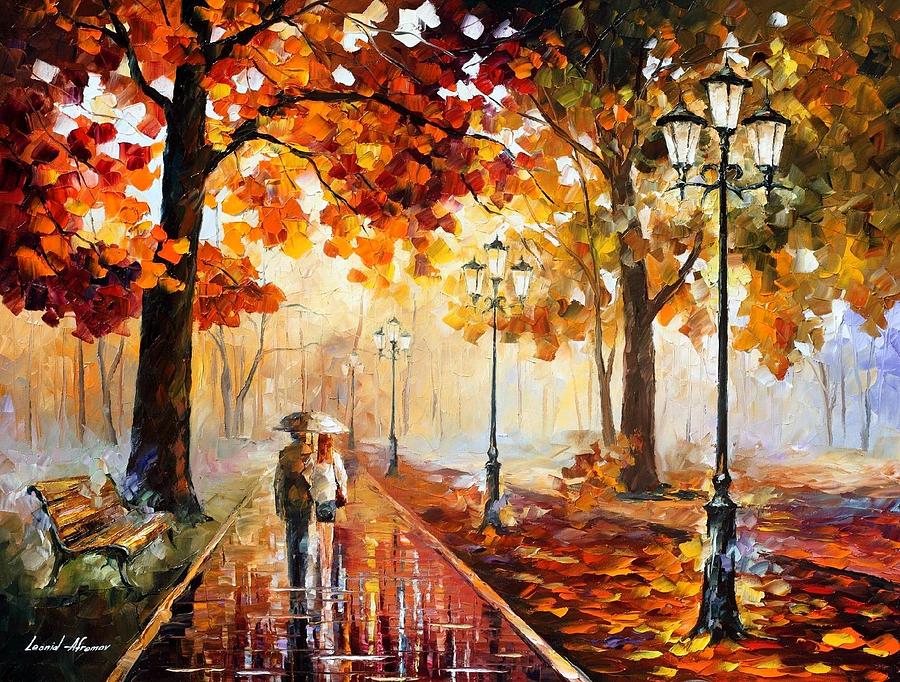 The Stroll Of Infinity Painting by Leonid Afremov