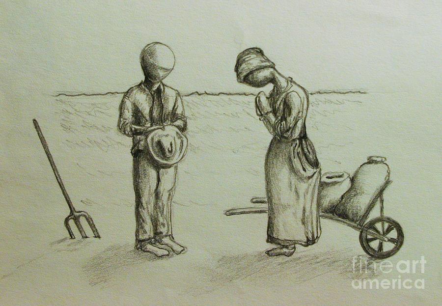 The Struggle Drawing by Jeff Blevins Fine Art America