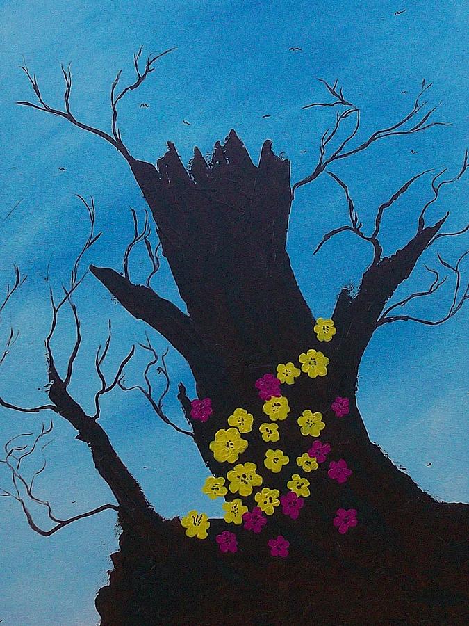 Tree Painting - The Stump by Thomas Whitlock