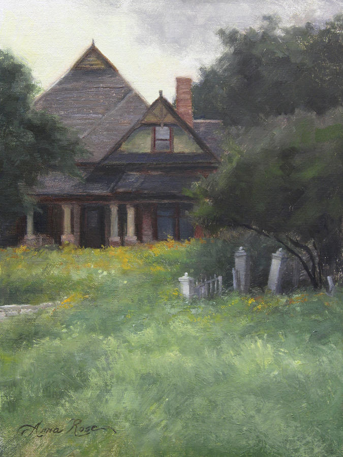 Spring Painting - The Sullivan House by Anna Rose Bain