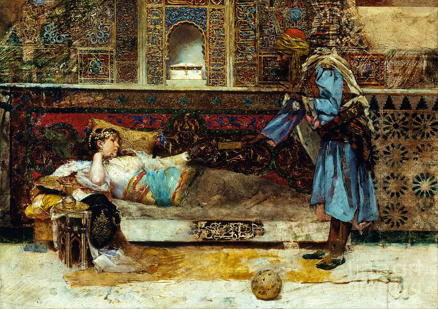 The Sultan's Gift Painting by Roberto Prusso | Fine Art America