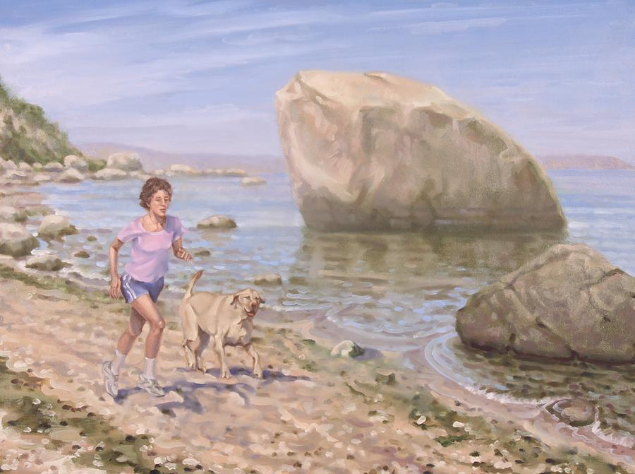 The Summer Run Painting by Gary M Long