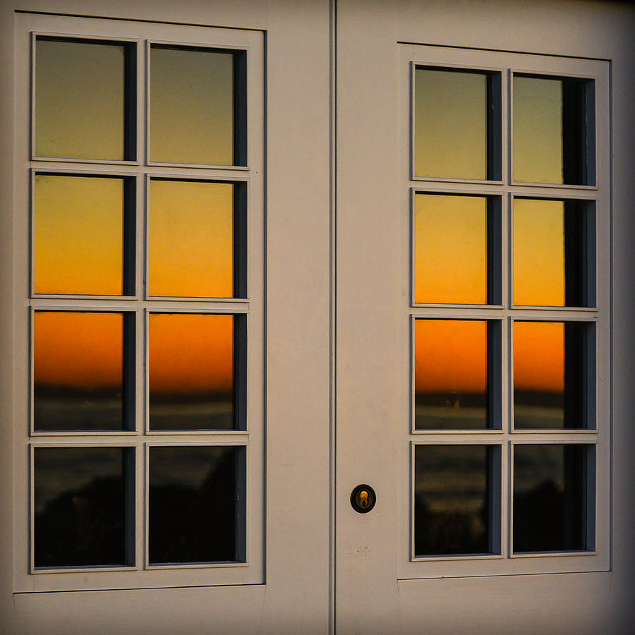 The Sun Goes Down Beyond the Window Photograph by Ronda Broatch