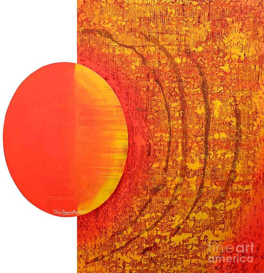 The Sun The Light The Everything Painting by Fei A