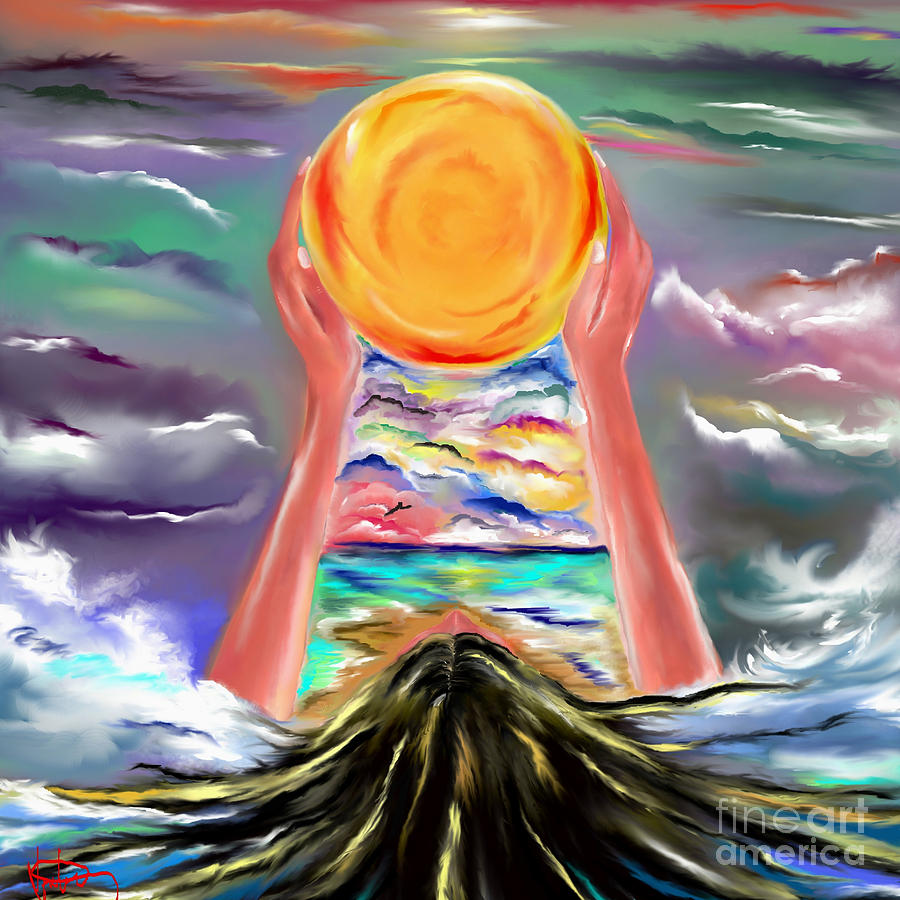Arcadia Digital Art - The Sun Will Shine Again by Lori Lovetere