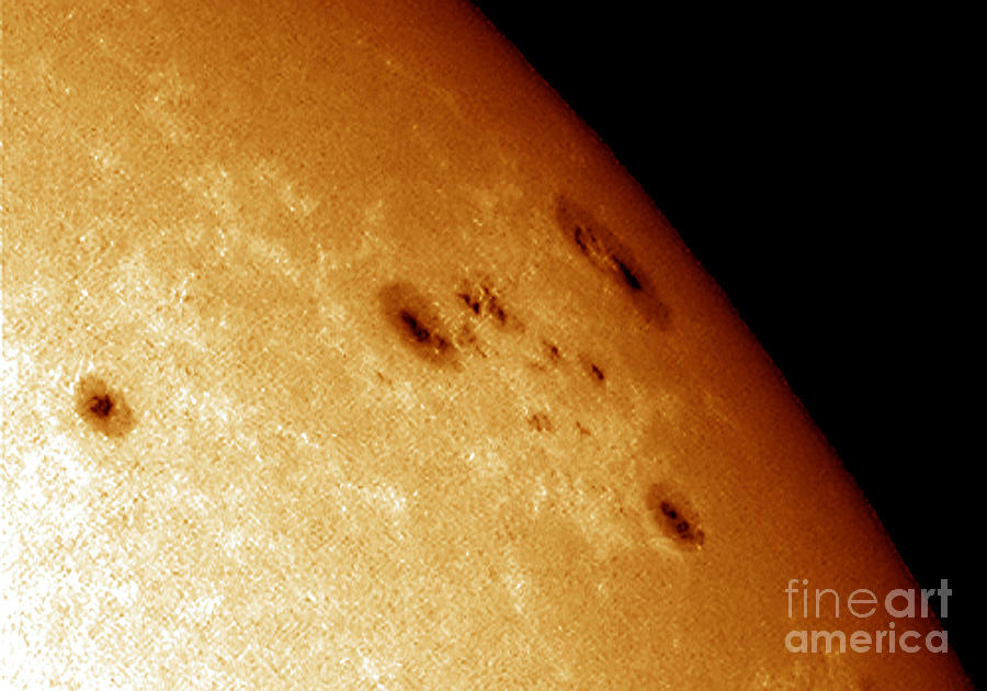 The Sun With Sunspots And Faculae Photograph by John Chumack