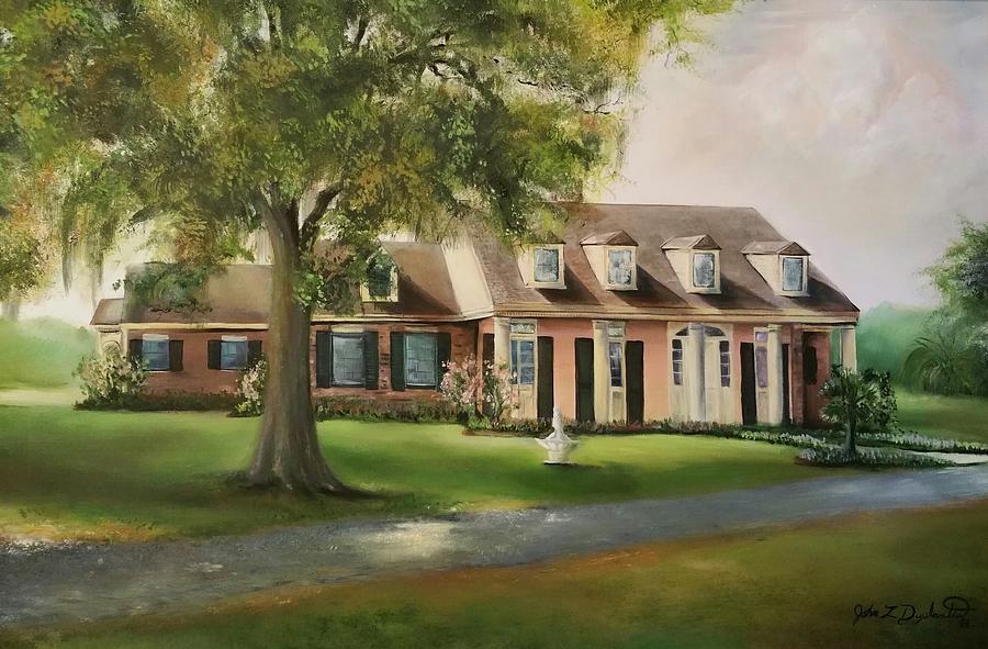 The Sunrise House Painting by John  Duplantis