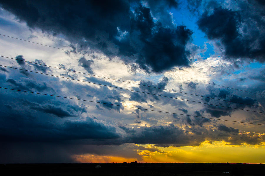 The Sunset after the Supercell Photograph by NebraskaSC