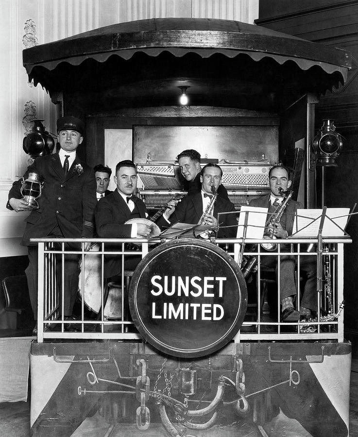 The Sunset Limited Band Photograph by Underwood Archives