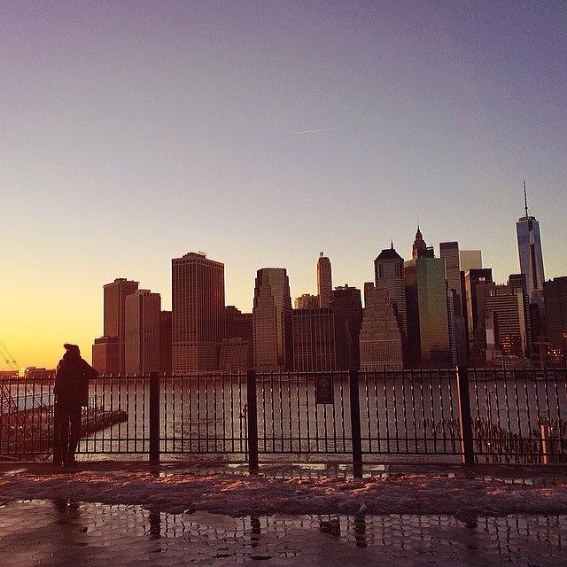 New York City Photograph - The Sunset Right Now. So Beautiful! by Vivienne Gucwa