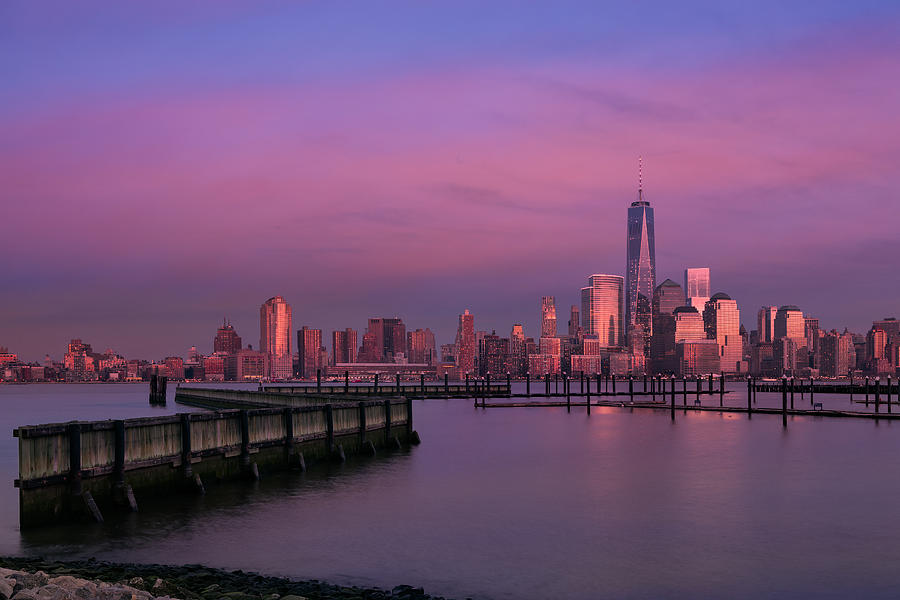 The Sunsets At One World Trade Center Photograph