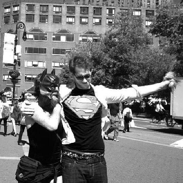Batman Movie Photograph - The Superfriends #superman #manofsteel by Christopher M Moll