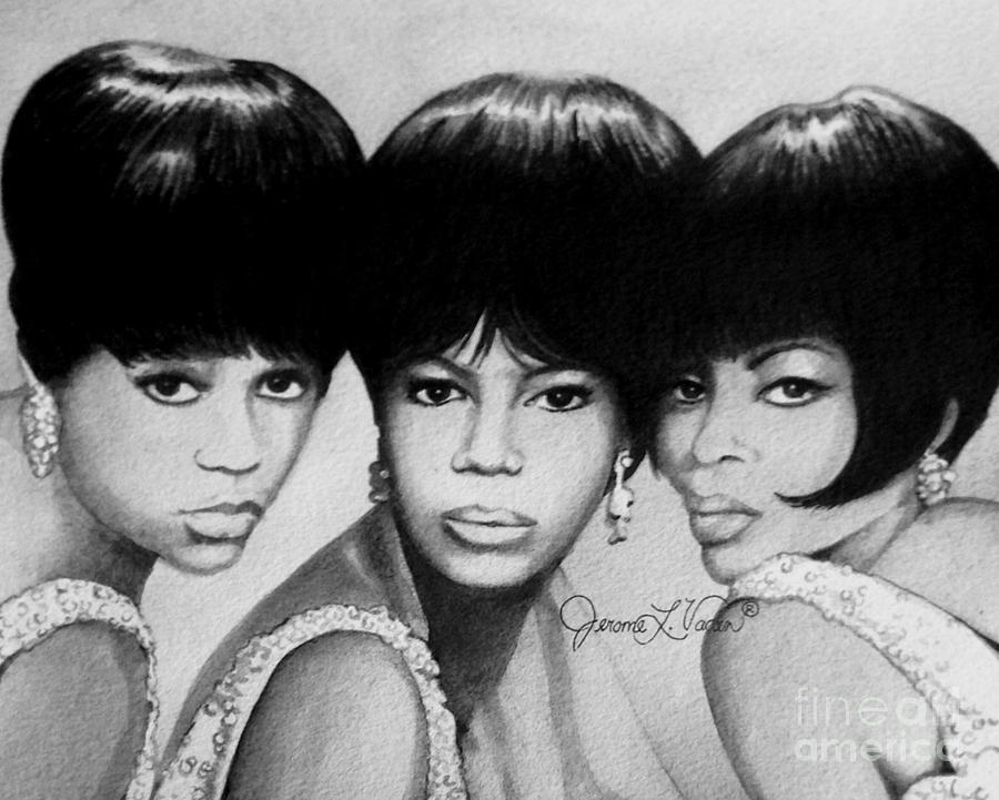 Music Painting - The Supremes by JL Vaden
