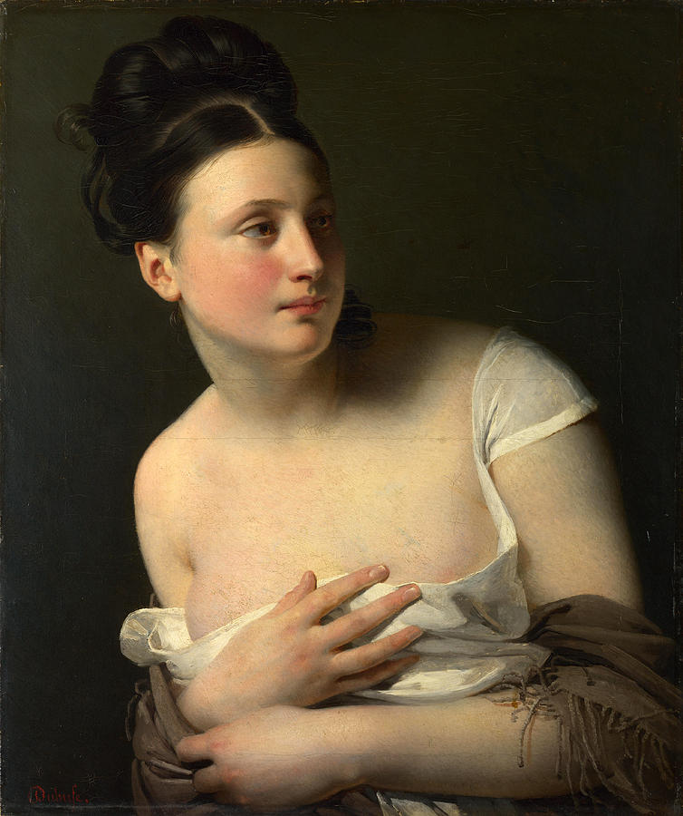 The Surprise Painting by Claude-Marie Dubufe