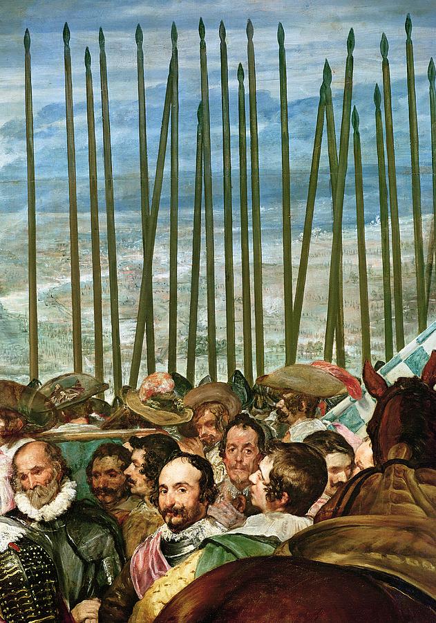The Surrender Of Breda, 1625, Detail Of Soldiers With Lances, C.1635 Oil On Canvas See Also 30730 Photograph by Diego Rodriguez de Silva y Velazquez