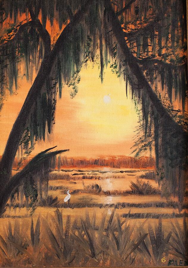 The Swamp Painting by Alex Izatt