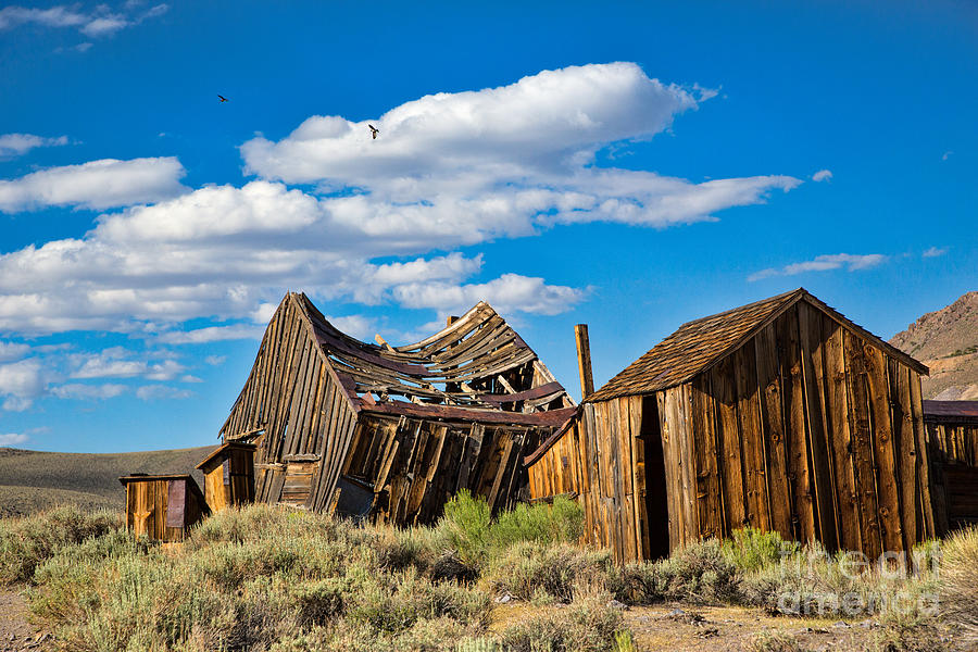 The Swayback Building In Bodie Photograph by Mimi Ditchie