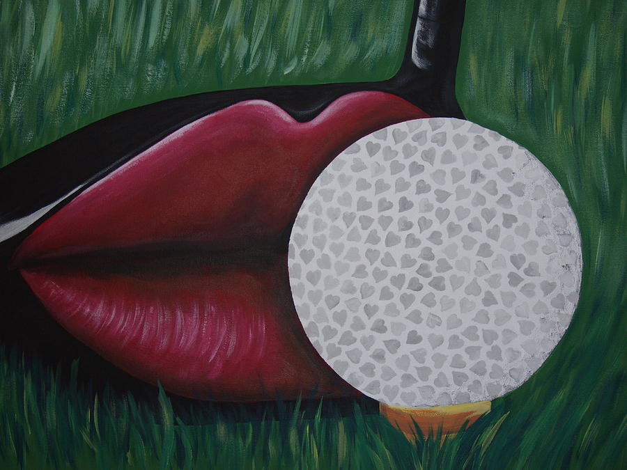 Golf Painting - The Sweet Spot by Dean Stephens