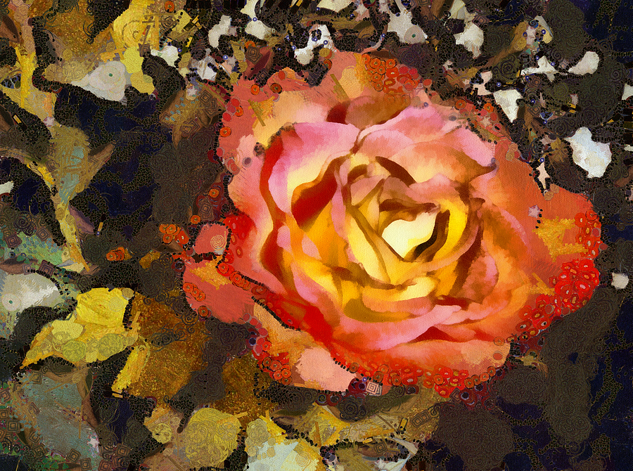 The Sweetest Rose 1 Mixed Media by Angelina Tamez