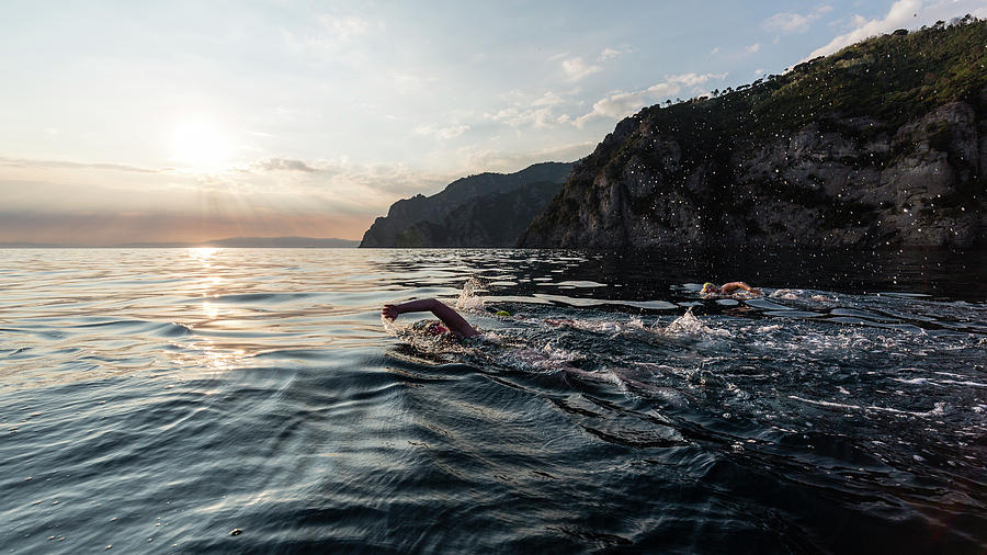 The Swimmers Swimming Photograph by Raffi Maghdessian