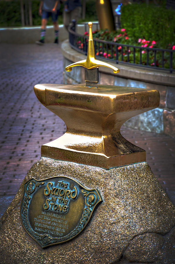 Anaheim Photograph - The Sword In The Stone by Ricky Barnard