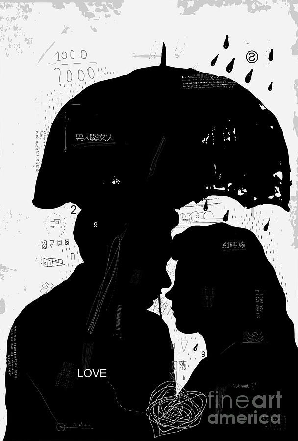 Love Digital Art - The Symbolic Image Of A Man And A Woman by Dmitriip Love Digital Art - The Symbolic Image Of A Man And A Woman by Dmitriip