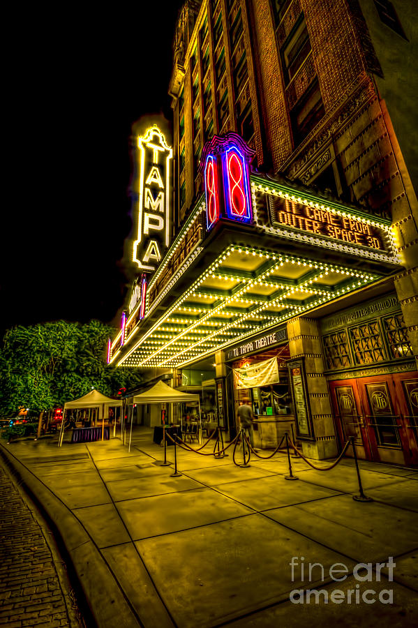 The Tampa Theater Photograph by Marvin Spates