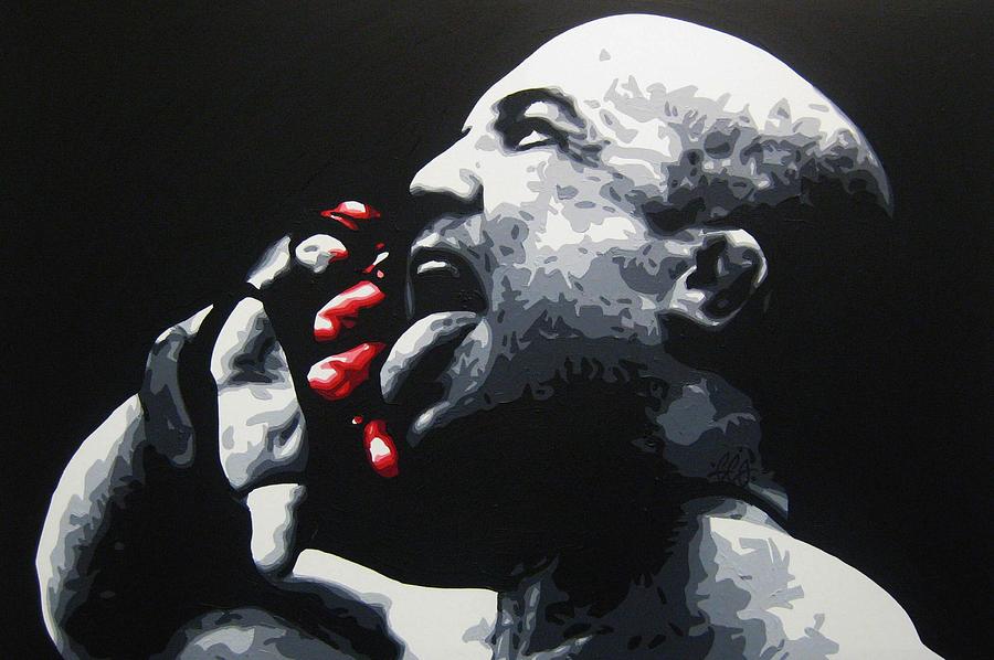 Mma Painting - The Taste of Blood by Geo Thomson
