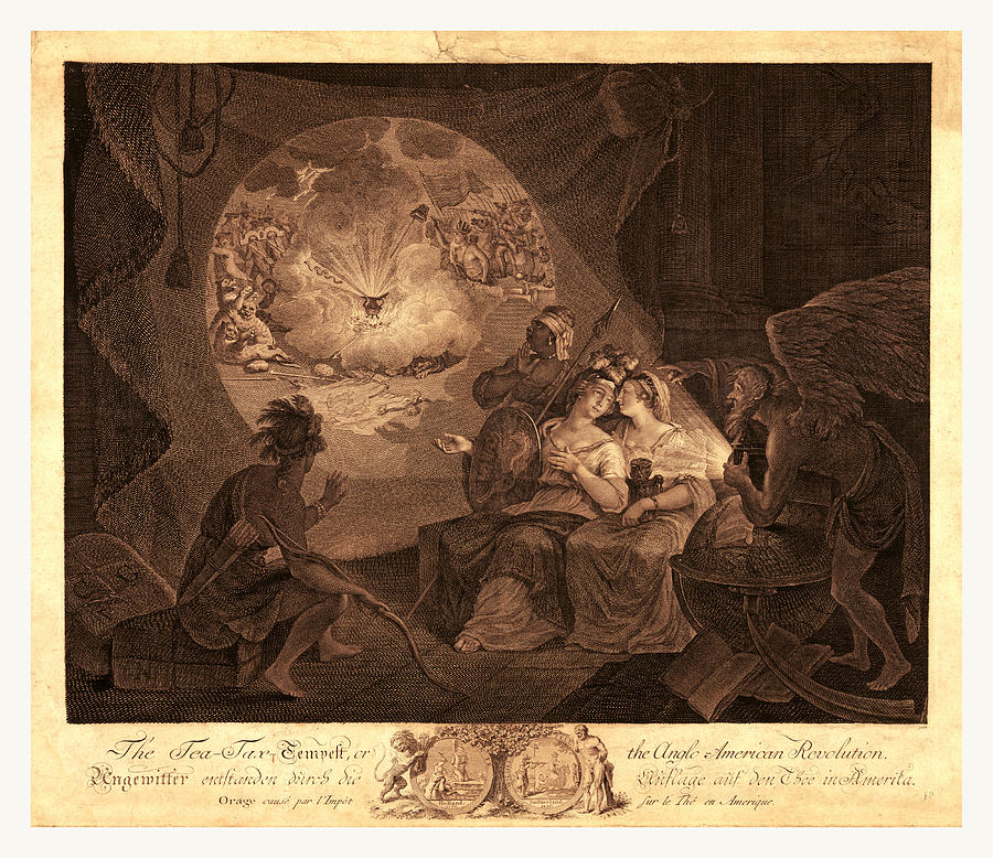 Magic Drawing - The Tea-tax-tempest, Or The Anglo-american Revolution by Litz Collection