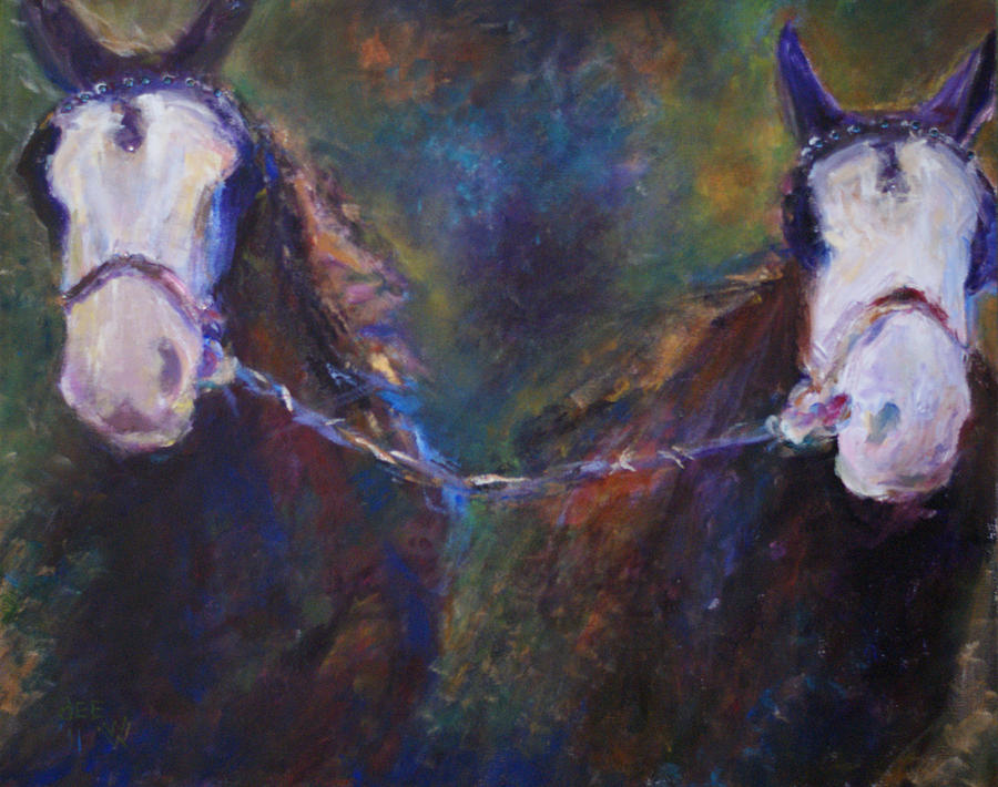 The Team Painting by Dee Wright Wimmer - Fine Art America