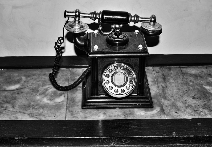 Black And White Photograph - The Telephone by Aidan Moran
