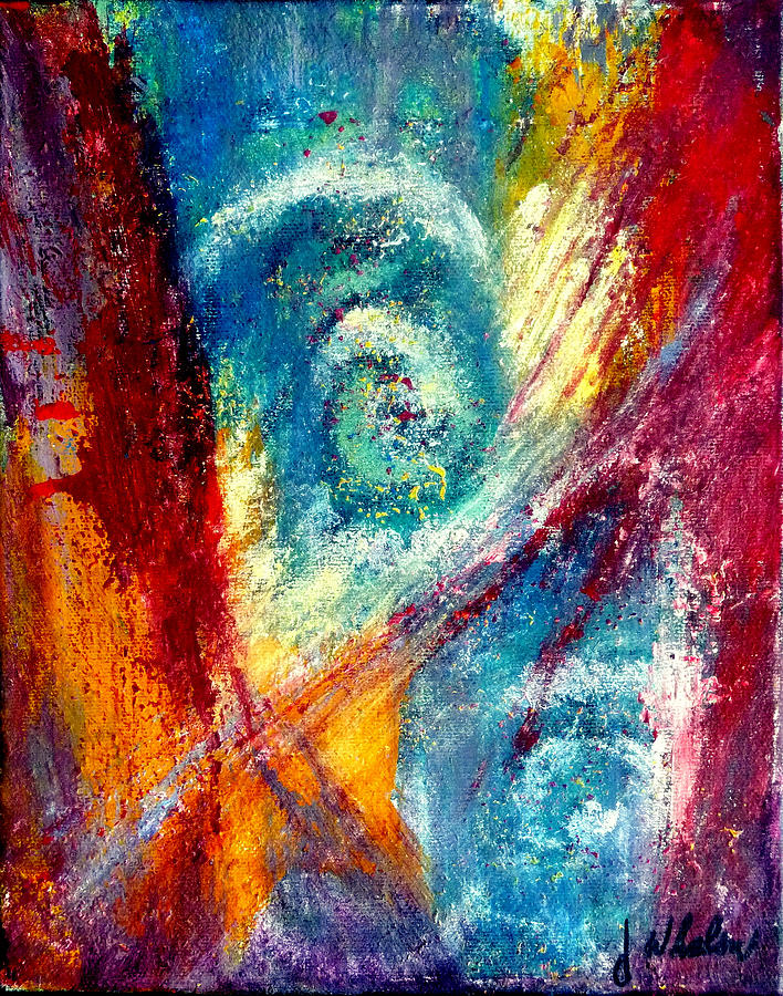 Abstract Painting - The Tempest by Jim Whalen