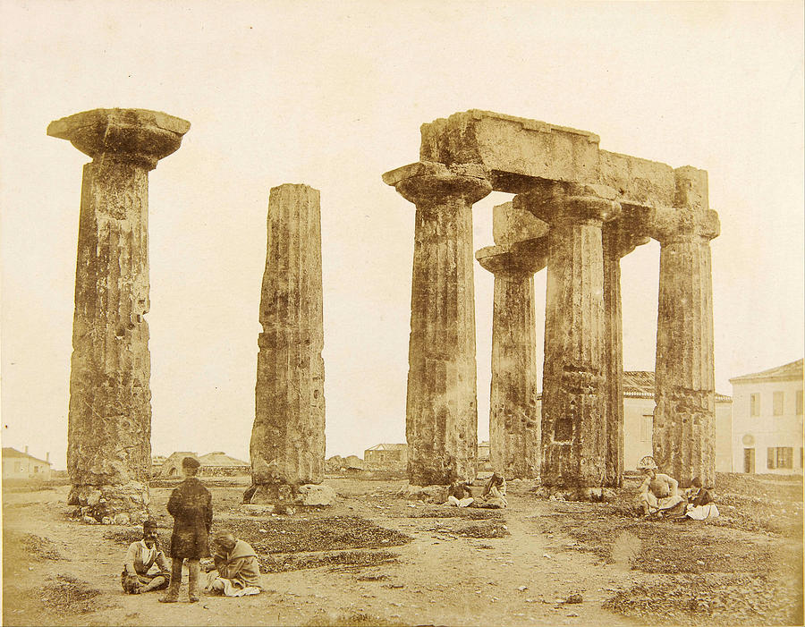 Landscape Photograph - The Temple of Apollo at Corinth by James Robertson
