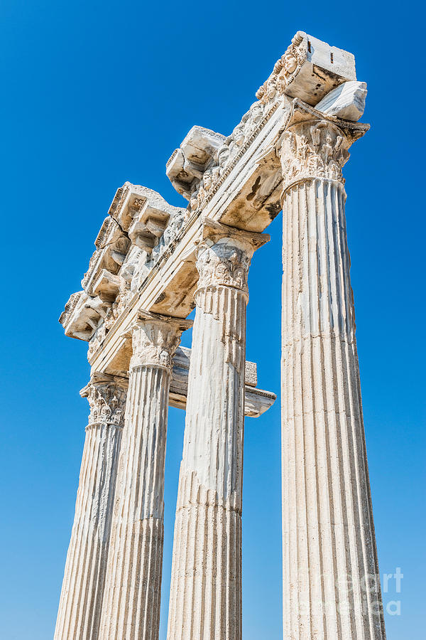 Greek Photograph - The Temple of Apollo by Luis Alvarenga