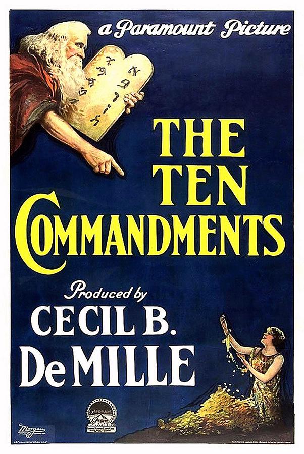 The Ten Commandments 1923 Photograph by Movie Poster Prints