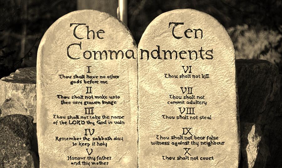 Moses Photograph - The Ten Commandments  by Cynthia Guinn