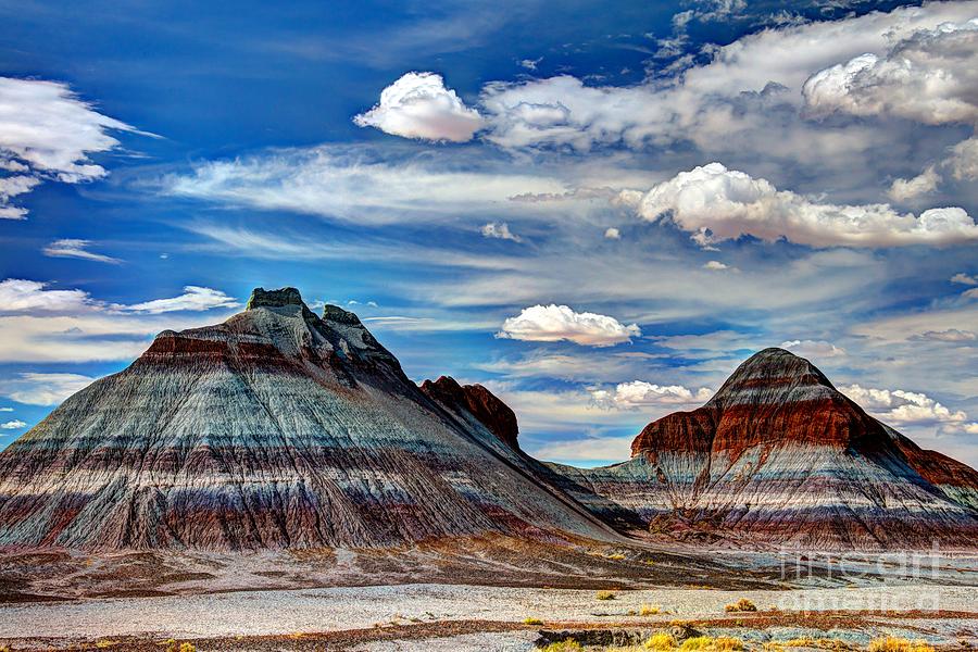 Petrified Forest National Park Photograph - The Tepees by Larry Knupp