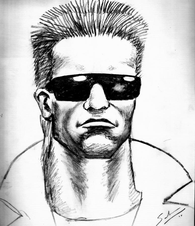 Arnold Schwarzenegger Painting by Salman Ravish