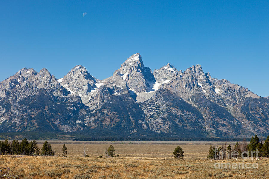 The Tetons Gros Vente Road Grand Teton National Park Photograph by Fred Stearns