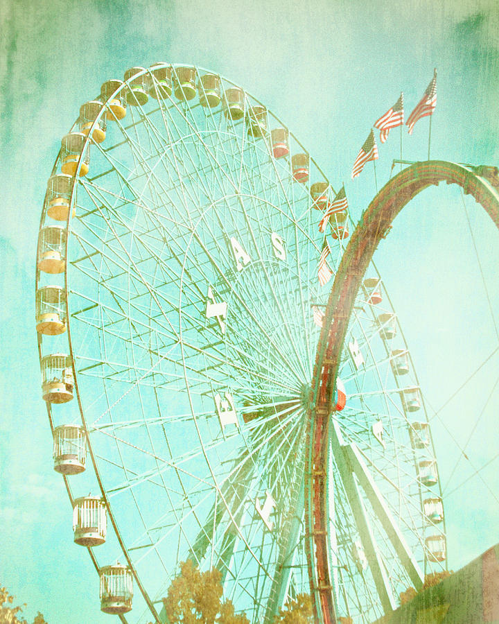 The Texas Star Ferris Wheel Photograph by David and Carol Kelly