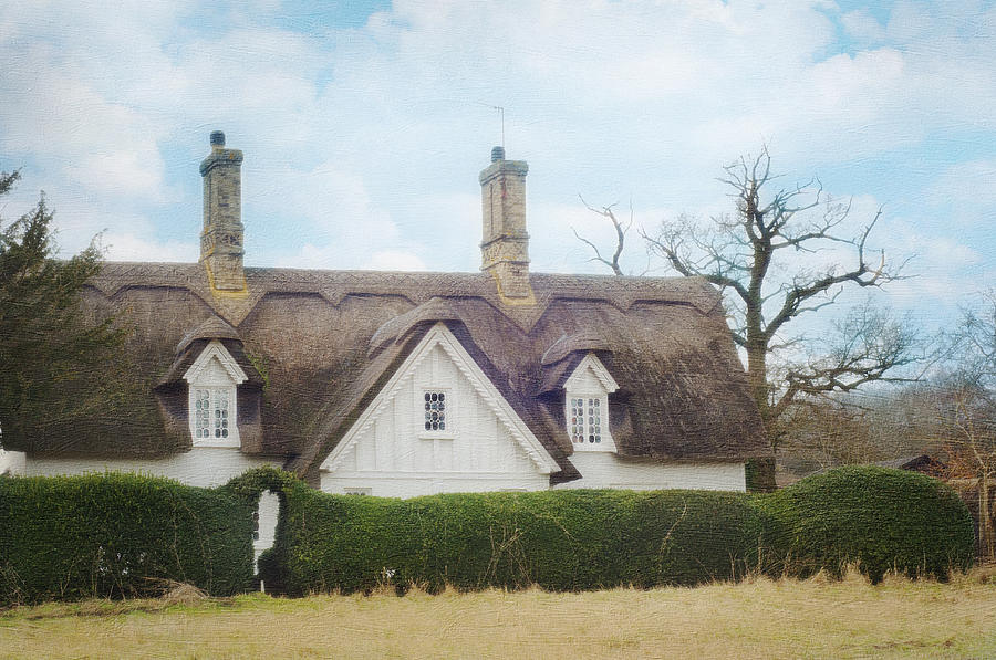 Architecture Photograph - The Thatched Cottage by Kim Fry