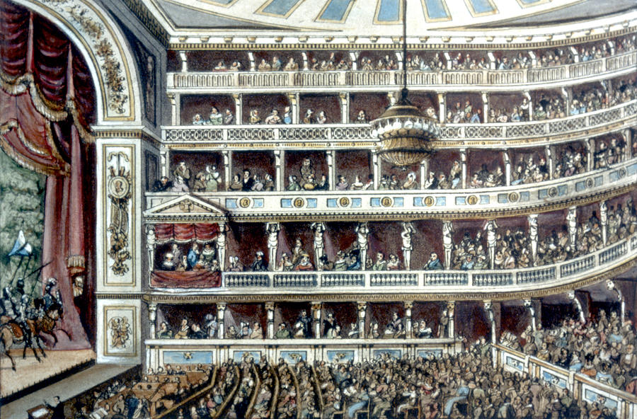 The Theater An Der Wien, Vienna Painting by Granger