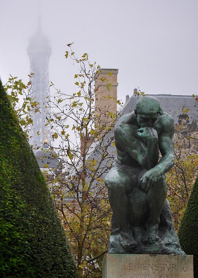 The Thinker and the Tower Photograph by Matt MacMillan