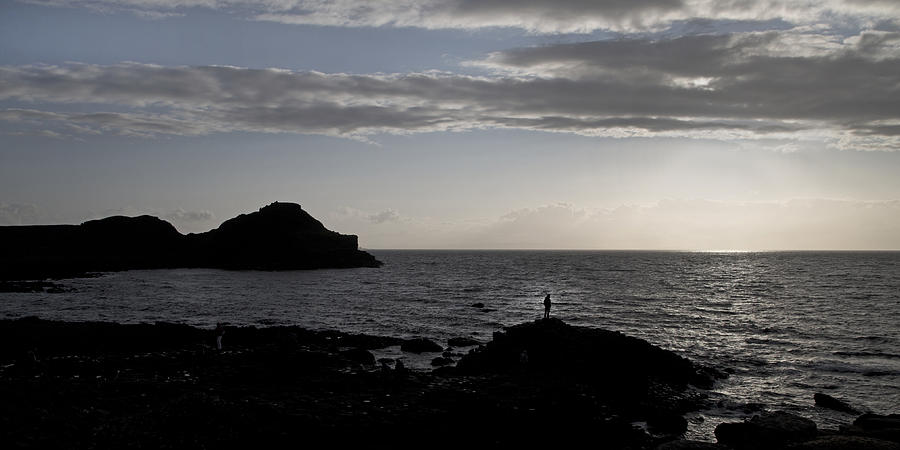 Inspirational Photograph - The Thinker -- Giants Causeway --Ireland by Betsy Knapp
