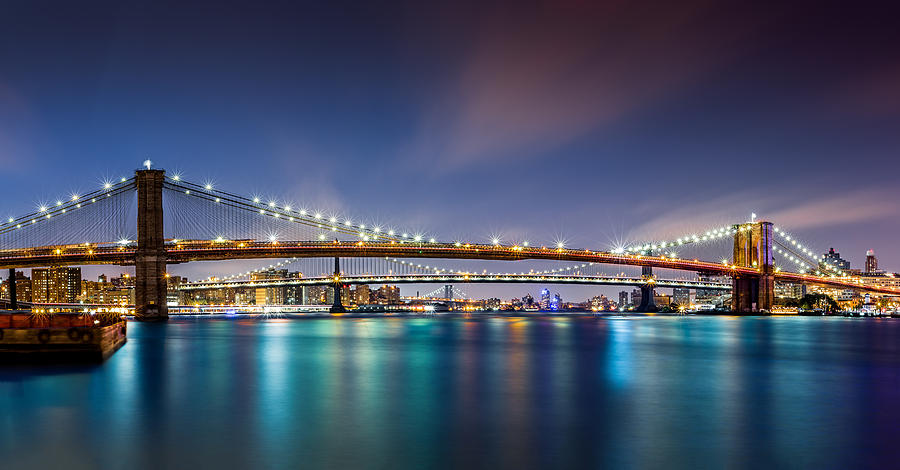 The Three Bridges Photograph by Mihai Andritoiu