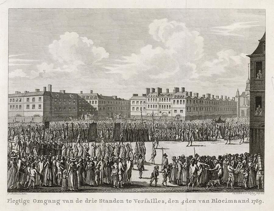 The Three Estates Go In Procession Drawing by Mary Evans Picture ...