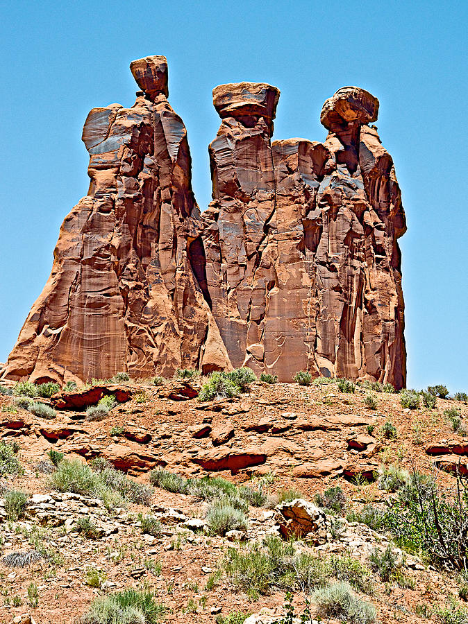 The Three Gossips In Arches National Park Utah Photograph By Ruth Hager Pixels 2622